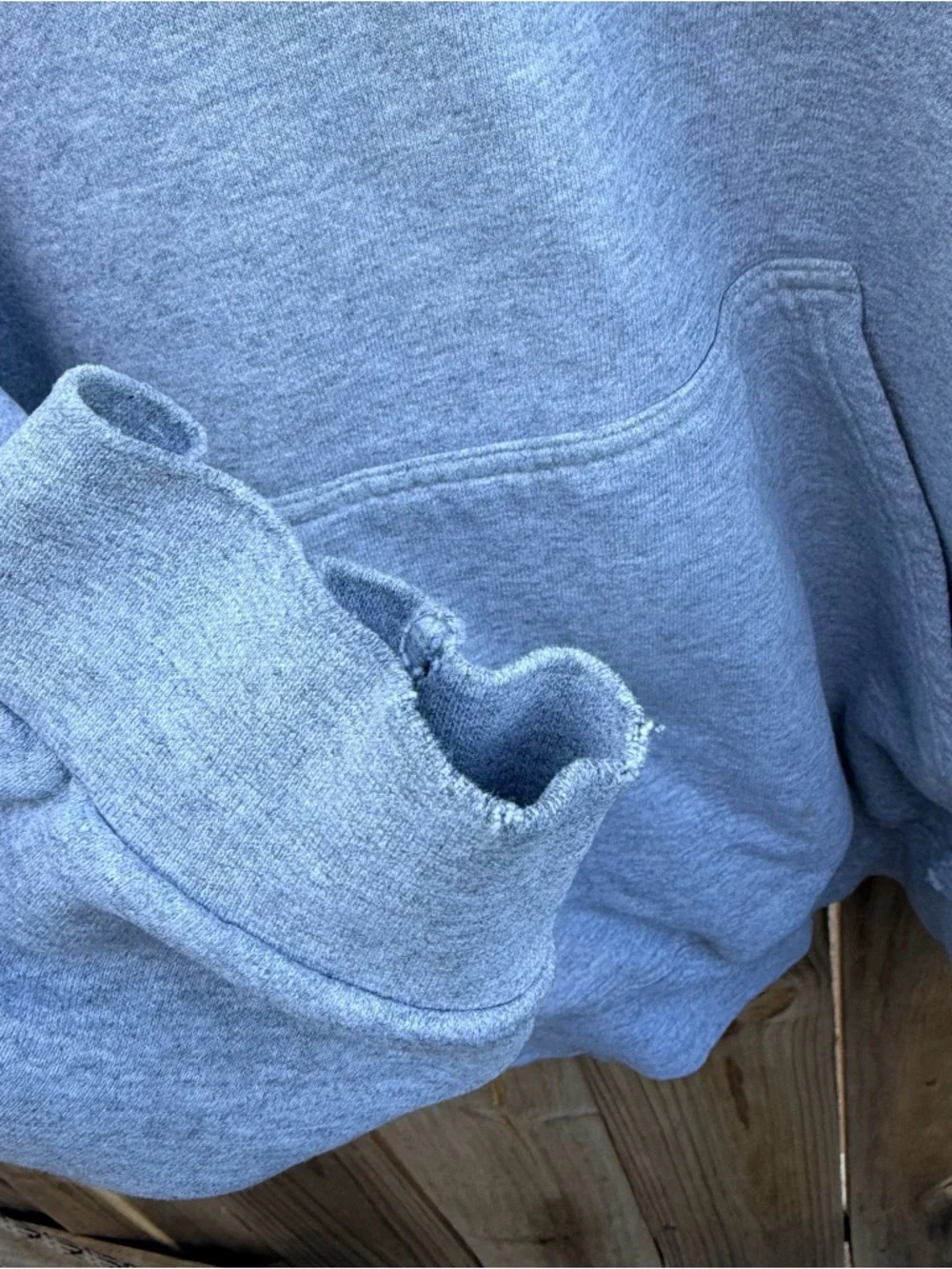 Vintage Nike Gray Center Swoosh Hoodie Size XL